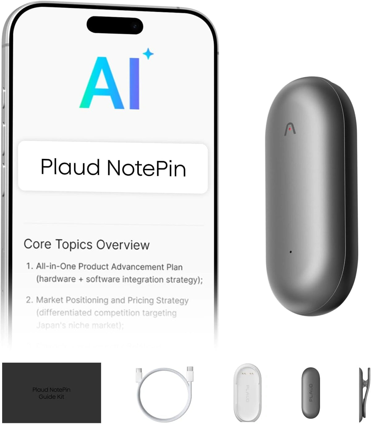 Plaud, Digitale spraakrecorder, Grijs