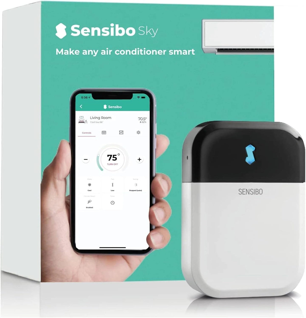 Sensibo, Airconditioner, Wi-Fi, met app-bediening