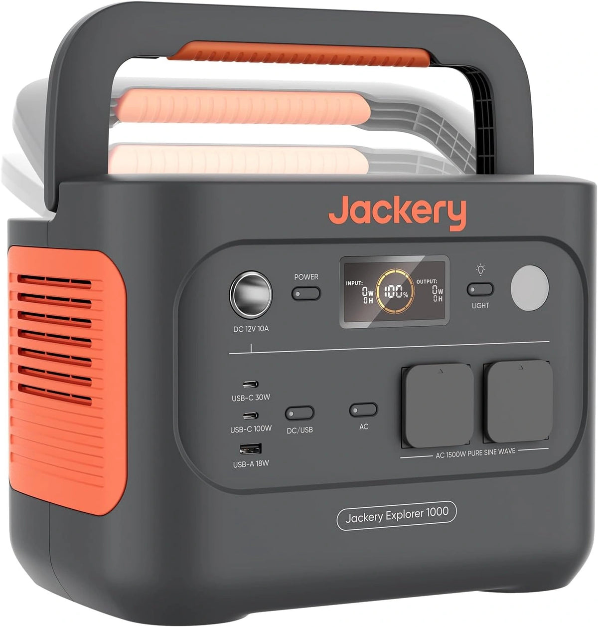 Jackery, Draagbaar powerstation, 1070Wh, 1500W, draagbaar