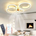 WODA Shang Mao, LED-lamp, met LED-verlichting, met afstandsbediening, met app-bediening, Wit