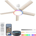 DREO, Smart-home-apparaat, 132 cm, 12 uur, met LED-verlichting, met afstandsbediening, met app-bediening, Wit