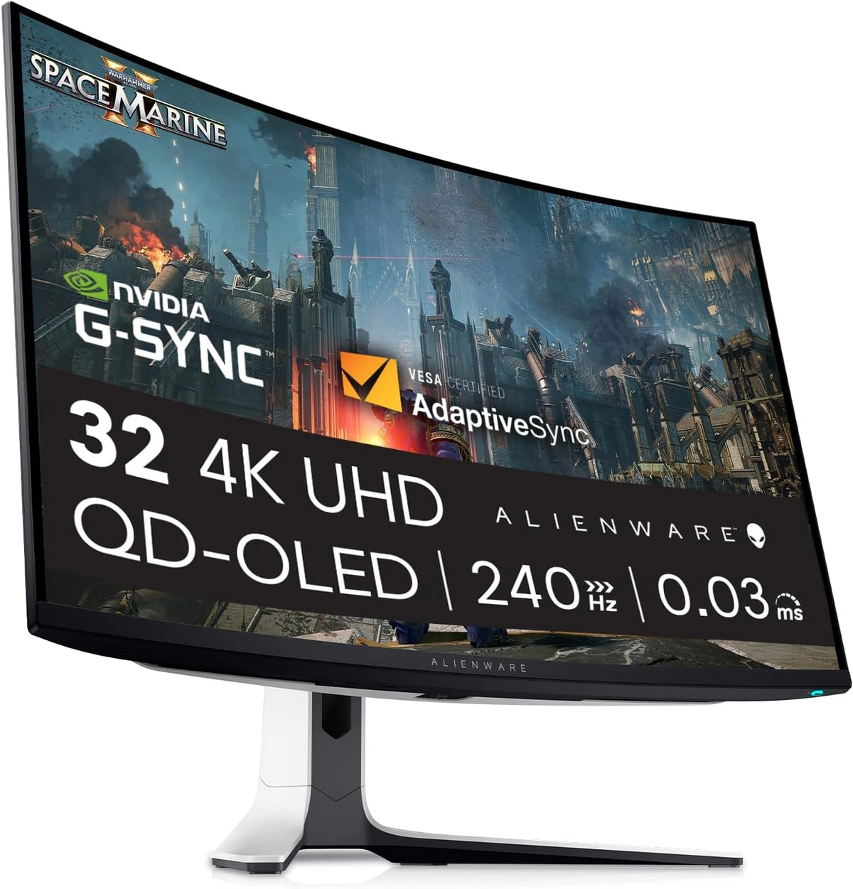 Alienware 32, Monitor, 240Hz, met LED-verlichting