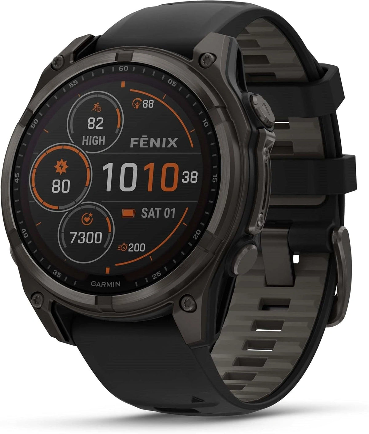 Garmin, Elektronisch apparaat, 47 mm, met zonne-opladen, Zwart