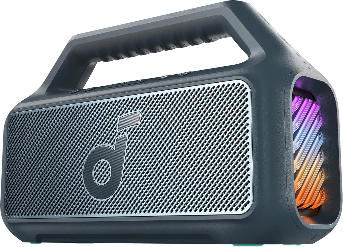 Soundcore, Bluetooth-luidspreker, IPX7, 80W, Bluetooth, draagbaar, waterbestendig