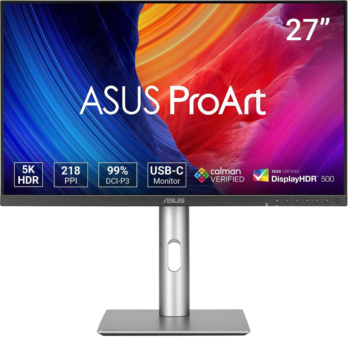 ASUS, Monitor, 96 W, 27 inch, met USB-C