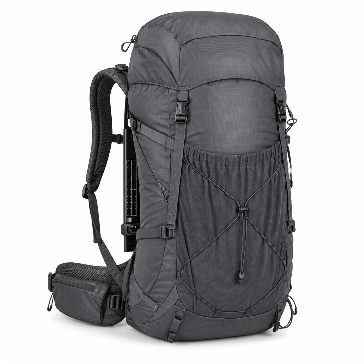 Leichter Trekkingrucksack Graphit 35 L mit verstellbarer Rückenlänge