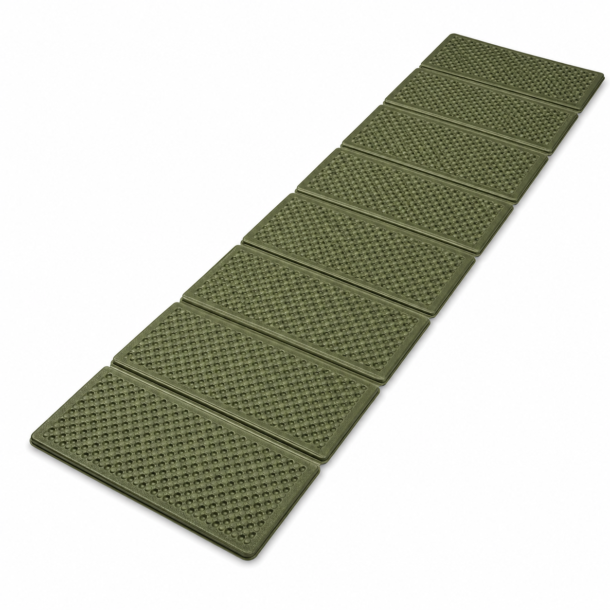 Faltbare Schaumstoff-Isomatte Olivgrün 185x55x18 mm