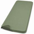 Breite Camping-Isomatte Salbeigrün 200x65x6 cm mit rutschhemmender Unterseite
