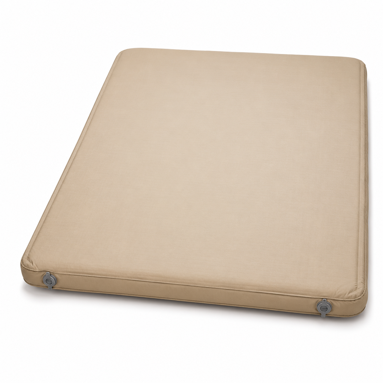 Doppel-Campingmatte Sandbeige 200x120x5 cm selbstaufblasend