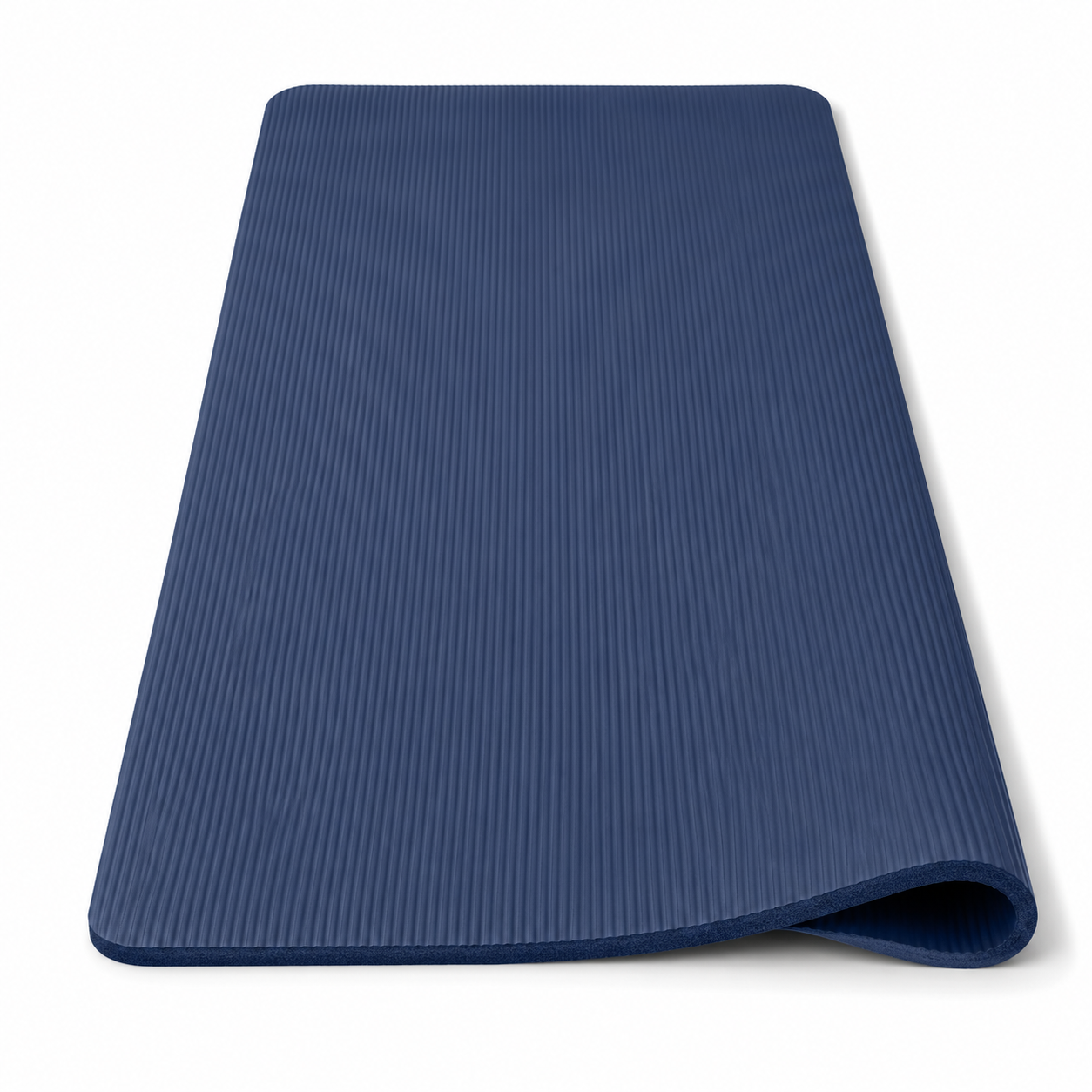 Pilatesmatte Dunkelblau 180x60x10 mm mit strukturierter Oberfläche