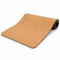 Kork-Yogamatte Natur 183x61x5 mm mit Kautschukunterseite