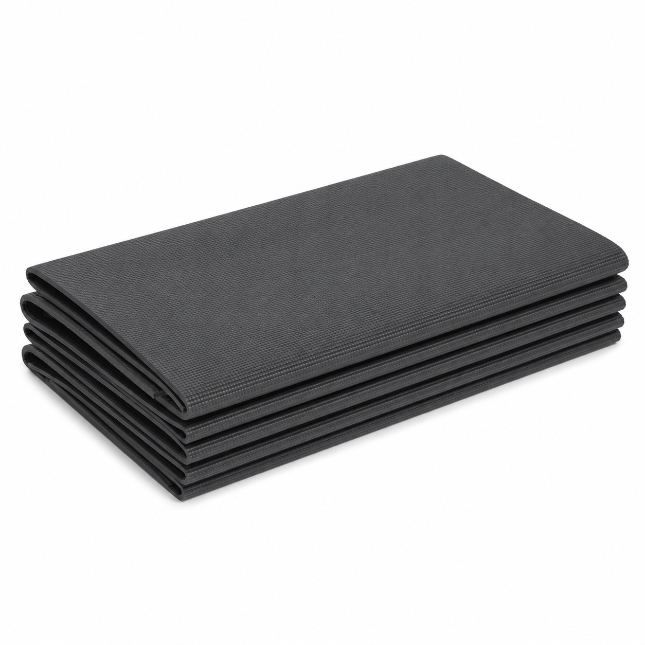 Reiseyogamatte Anthrazit 180x60x2 mm faltbar und leicht